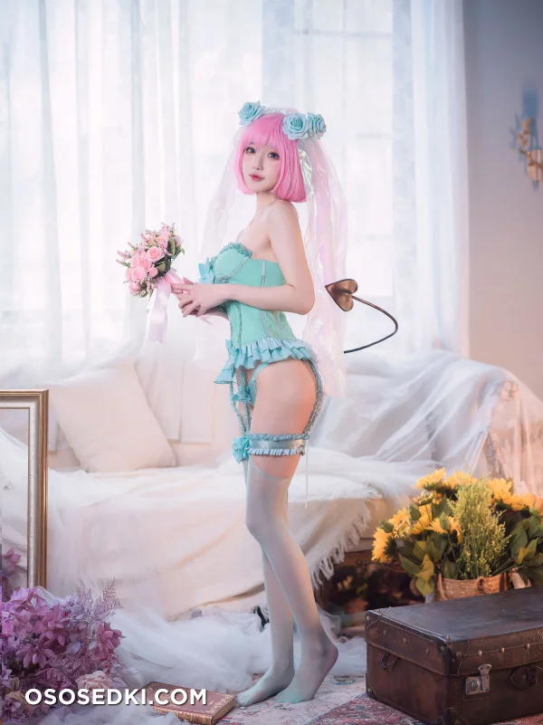 阿包也是兔娘 -王女梦梦 婚纱内衣 - 2