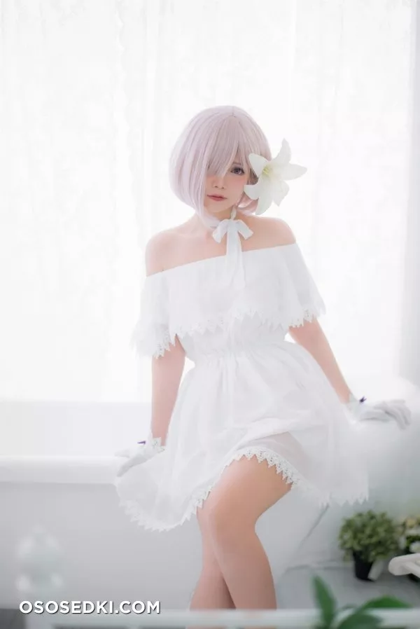 [Miu] Mashu White Dress - 2