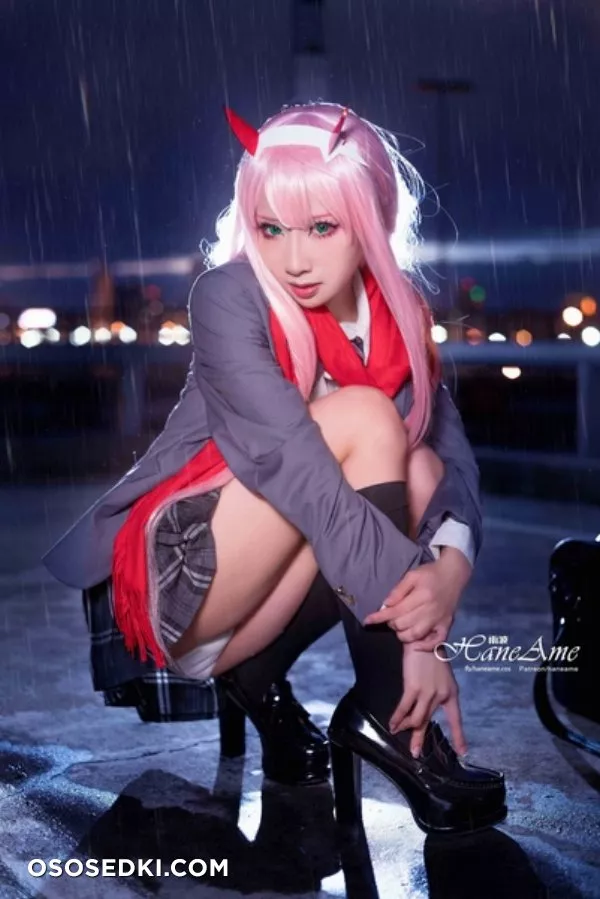 [HaneAme] Darling in the FranXX - Zero Two (JK student) - 2