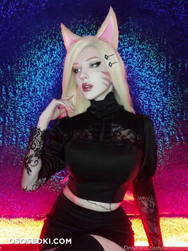 Xenon. Ahri. League of Legends. Black Lace - 2
