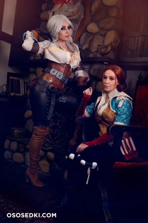 Meg Turney &amp; Jessica Nigri. Cirilla &amp; Triss Merigold. Witcher - 2