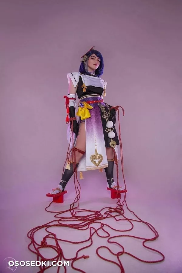 Kitalgin. Kujou Sara. Genshin Impact. Shibari - 2