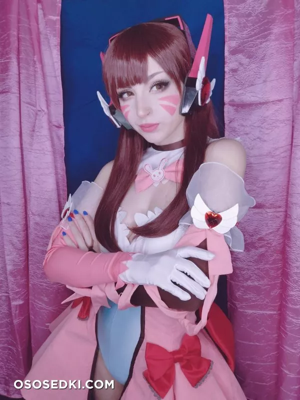 ShiroKitsune. D.Va. Overwatch. Lingerie - 2