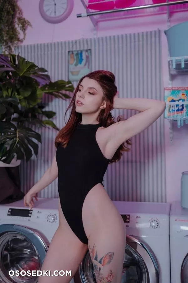 Olyashaa. Black Bodysuit. Wash. Bath - 2