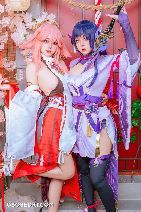 Yae Miko &amp; Raiden Shogun (Genshin Impact) Byoru &amp; Naoki Chan  - 2